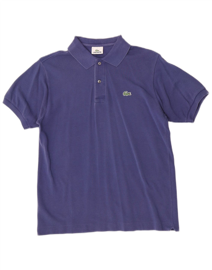 Lacoste Herren-Poloshirt, Größe 3, mittelgroß, marineblau, Baumwolle