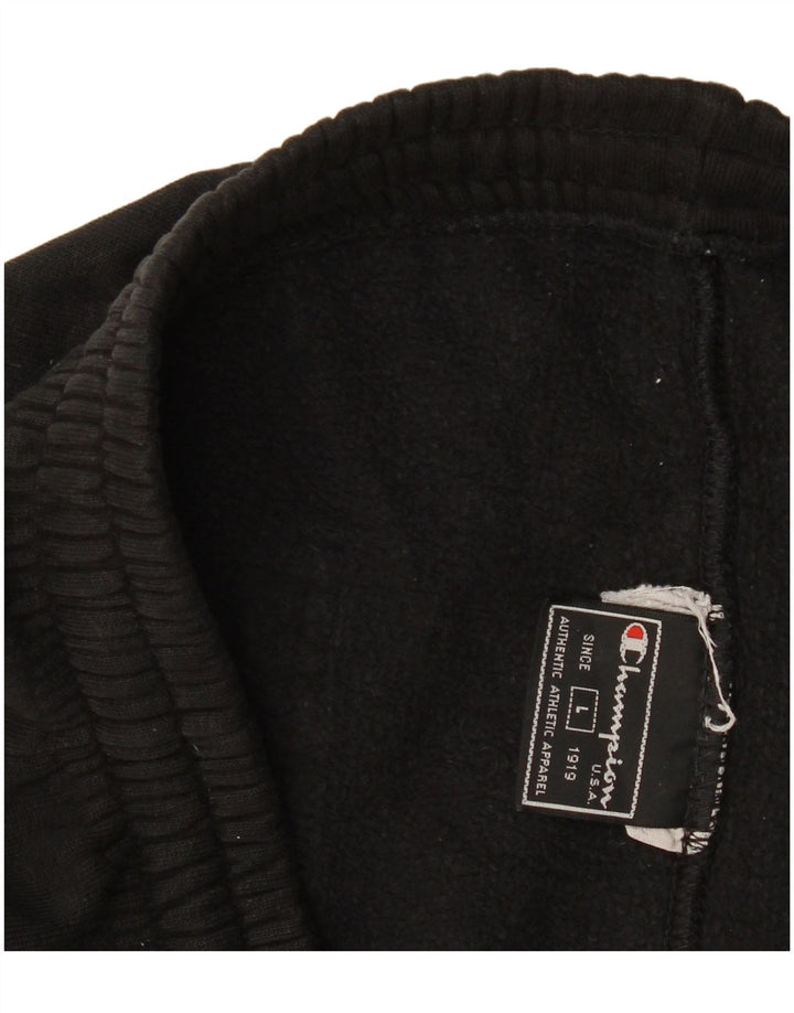 CHAMPION Herren-Trainingshose, Größe L, Schwarz