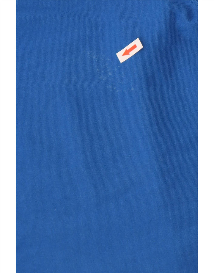 Crew Clothing Damen-Sweatshirt-Pullover UK 12 Mittelblaue Baumwolle