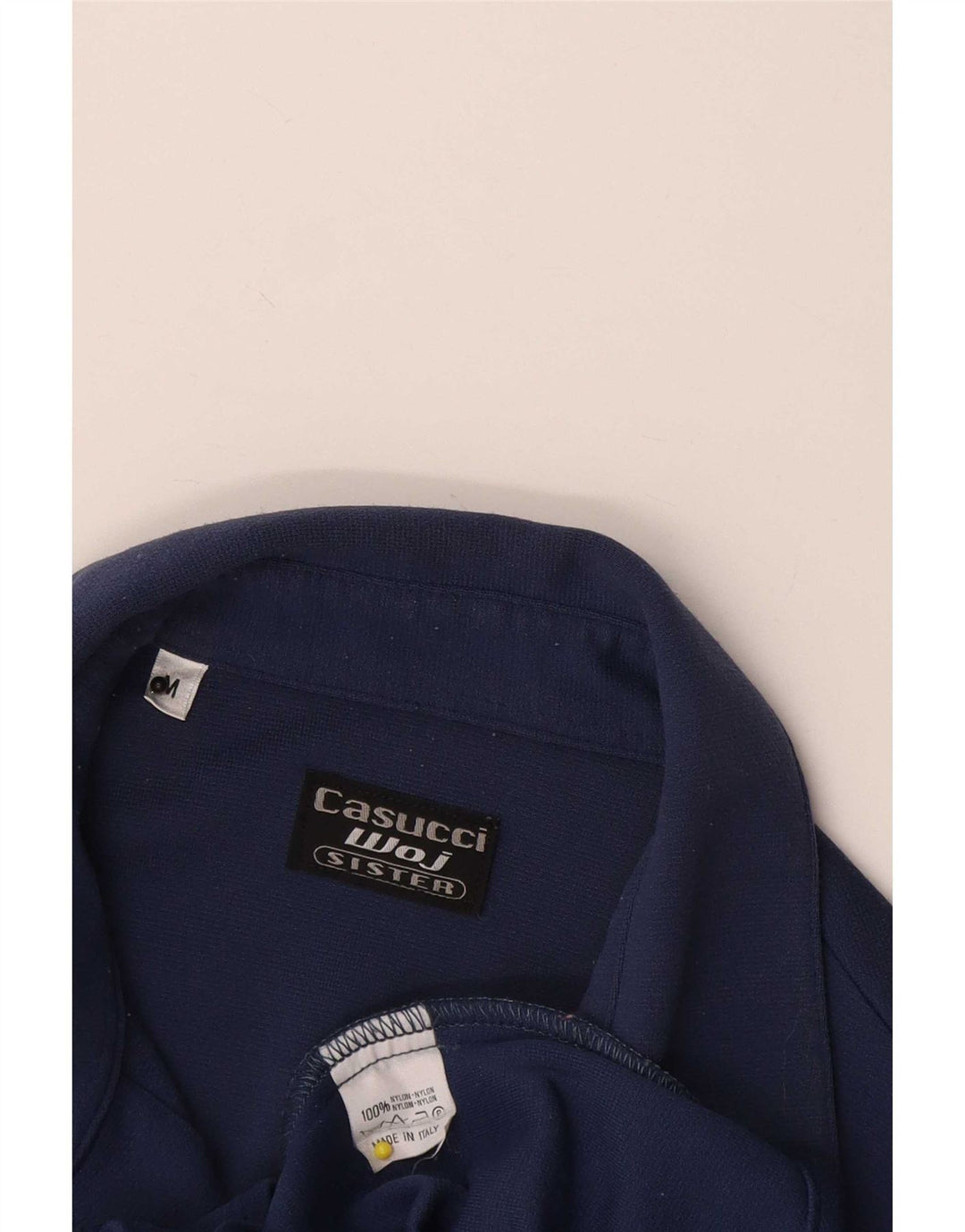 Casucci Damen Hemdbluse UK 12 Medium Marineblau Nylon