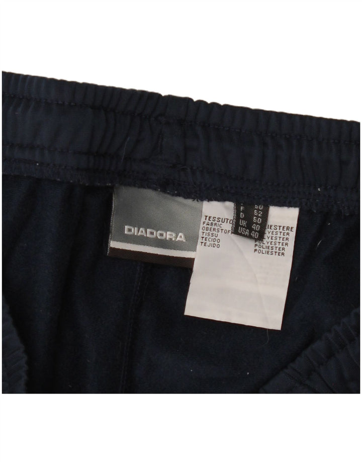 Diadora Herren-Trainingshose, UK 40, Mittel, Marineblau, Polyester