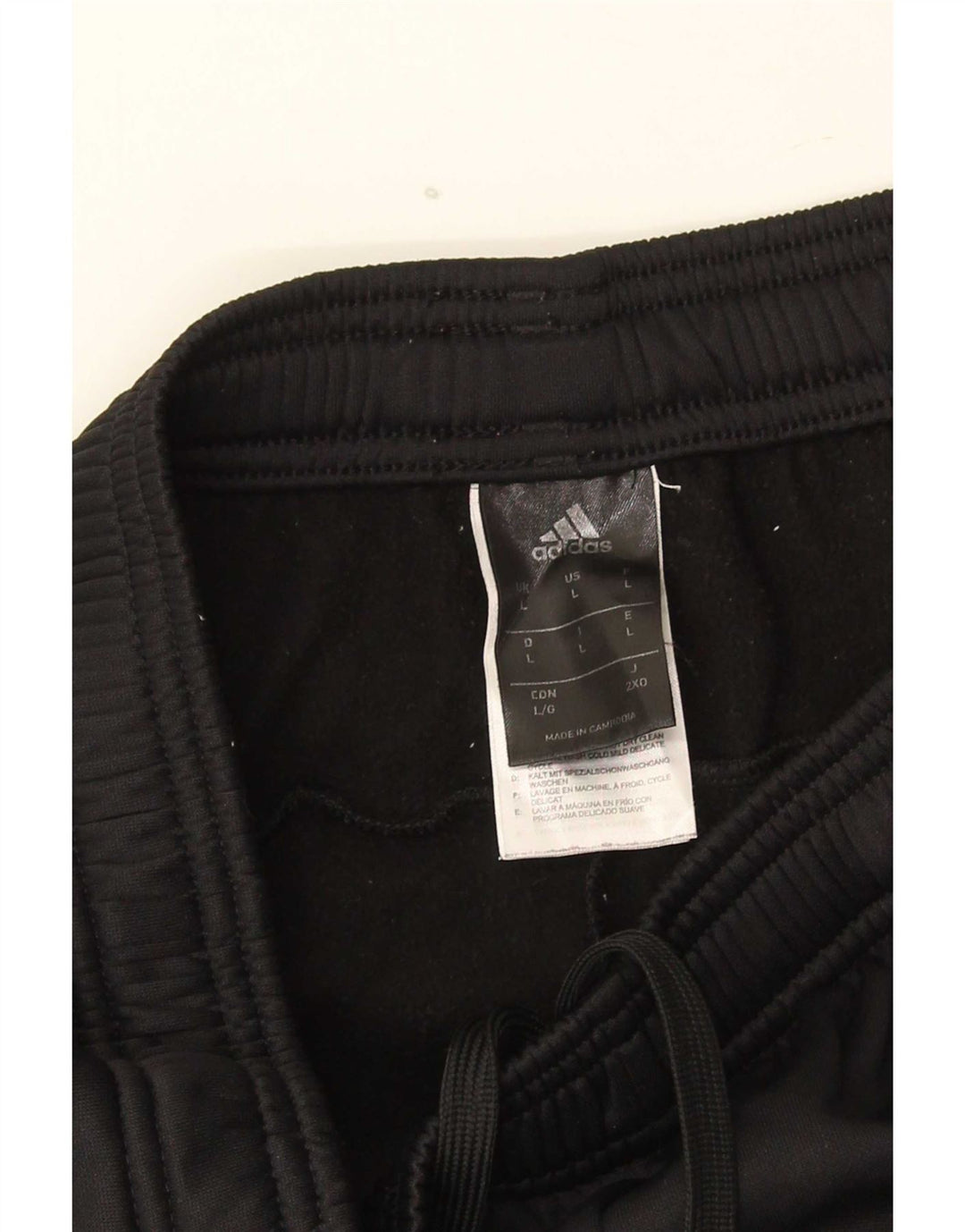 Adidas Herren Climawarm Trainingshose, groß, aus schwarzem Polyester