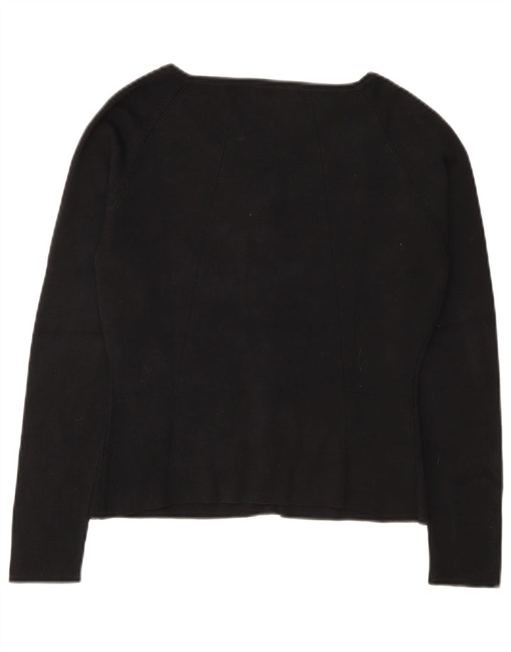 Seventy Damen Crop Cardigan Pullover IT 42 Mittelschwarze Seide