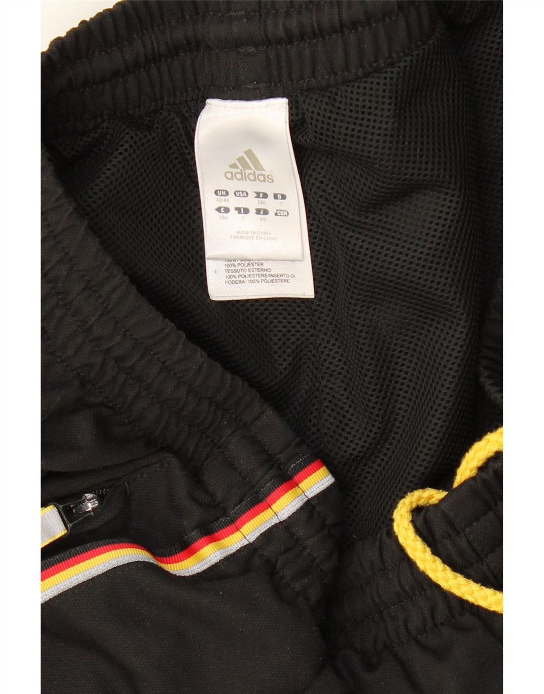 ADIDAS Herren-Trainingshose, UK 42/44, Größe L, W36, L30, Schwarz, Polyester