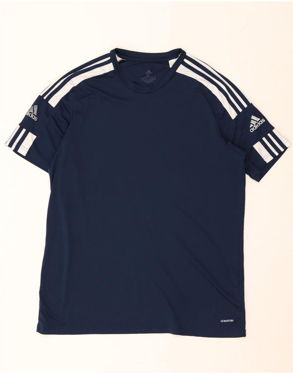 Adidas Herren Aeroready T-Shirt Top XL Marineblau Polyester