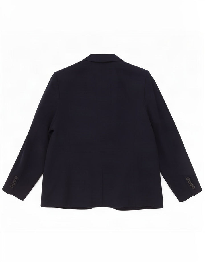 Marks & Spencer Damen 1-Knopf-Blazerjacke UK 22 3XL Marineblau Polyester