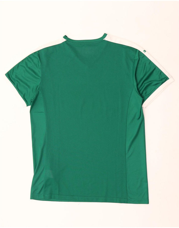 Puma Herren T-Shirt Top XL Grün Colourblock Polyester