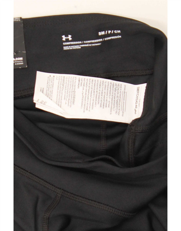 Under Armour Damen Graphic Leggings UK 8 Small Schwarz Polyester