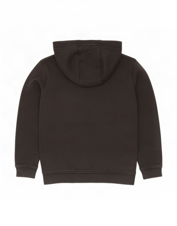 Jack Wills Jungen-Kapuzenpullover mit grafischem Reißverschluss, 8–9 Jahre, schwarze Baumwolle