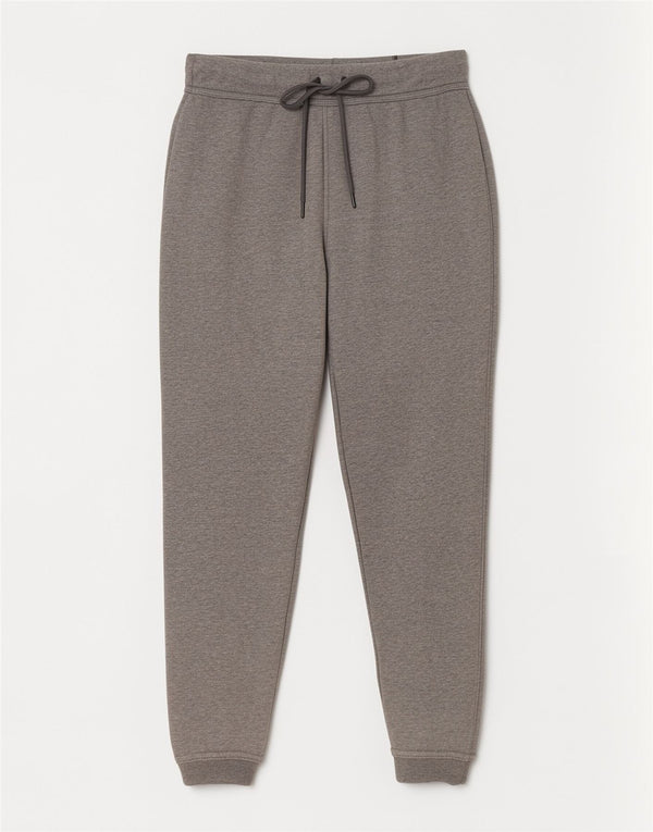 Nike Damen-Trainingshose, Jogginghose, groß, grau, Baumwolle, Sport