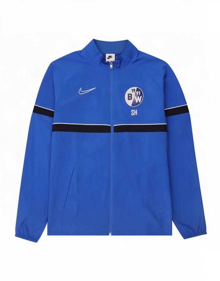 Nike Herren Dri Fit Graphic Trainingsanzug-Oberteiljacke Mittelblauer Farbblock