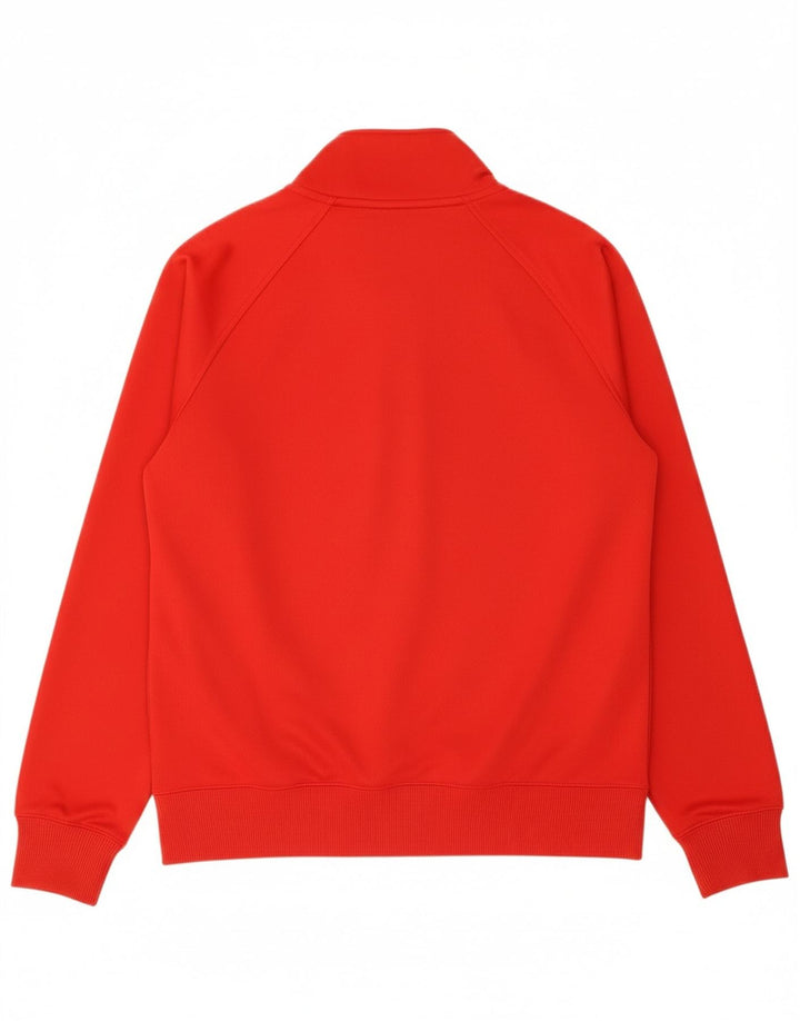 NIKE Mens Tracksuit Top Jacket Medium Red Colourblock Cotton