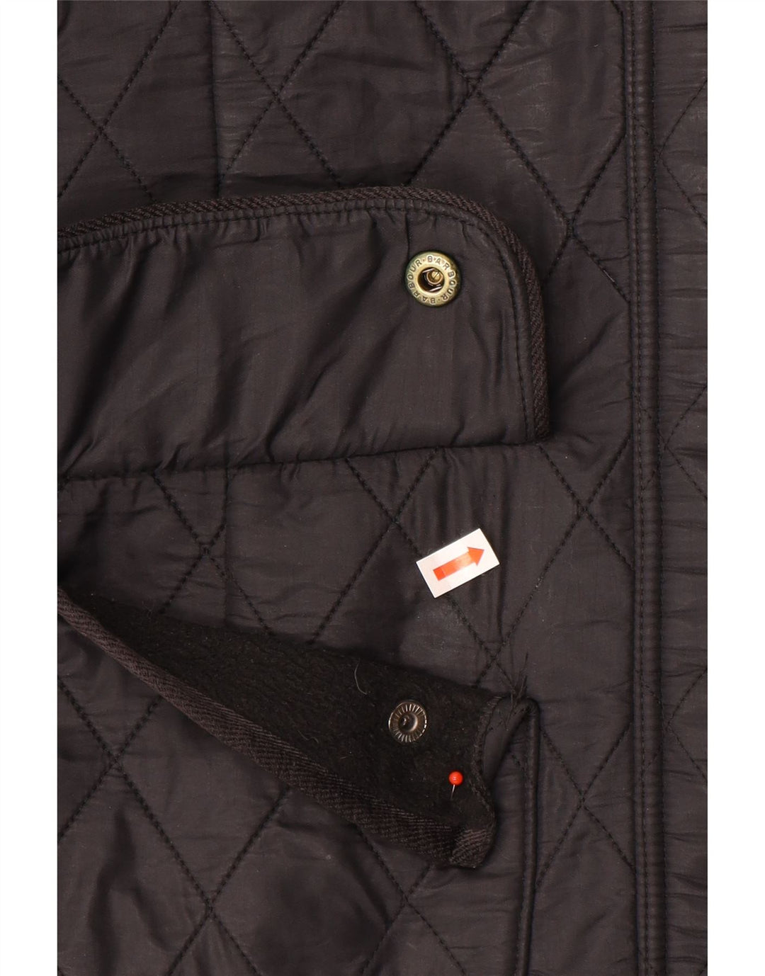 Barbour Damen Quilted Utility Jacke UK 12 Medium Schwarz