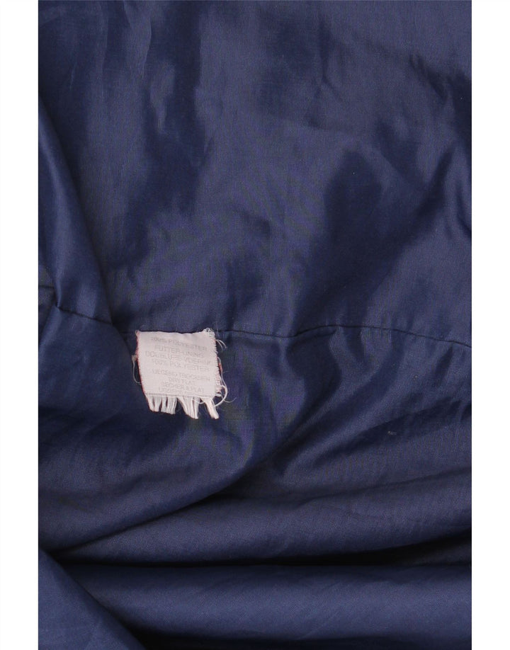 Vintage Damen Übergroßer Mantel UK 16 Großes rotes geometrisches Polyester