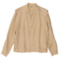 RUFFO Womens Bomber Jacket IT 48 XL Beige