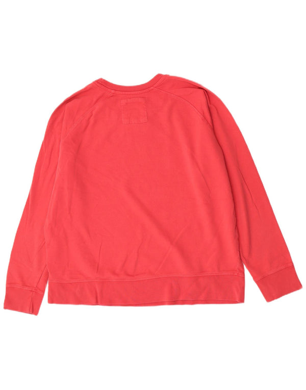 Crew Clothing Damen Sweatshirt Pullover UK 18 XL Rosa Baumwolle