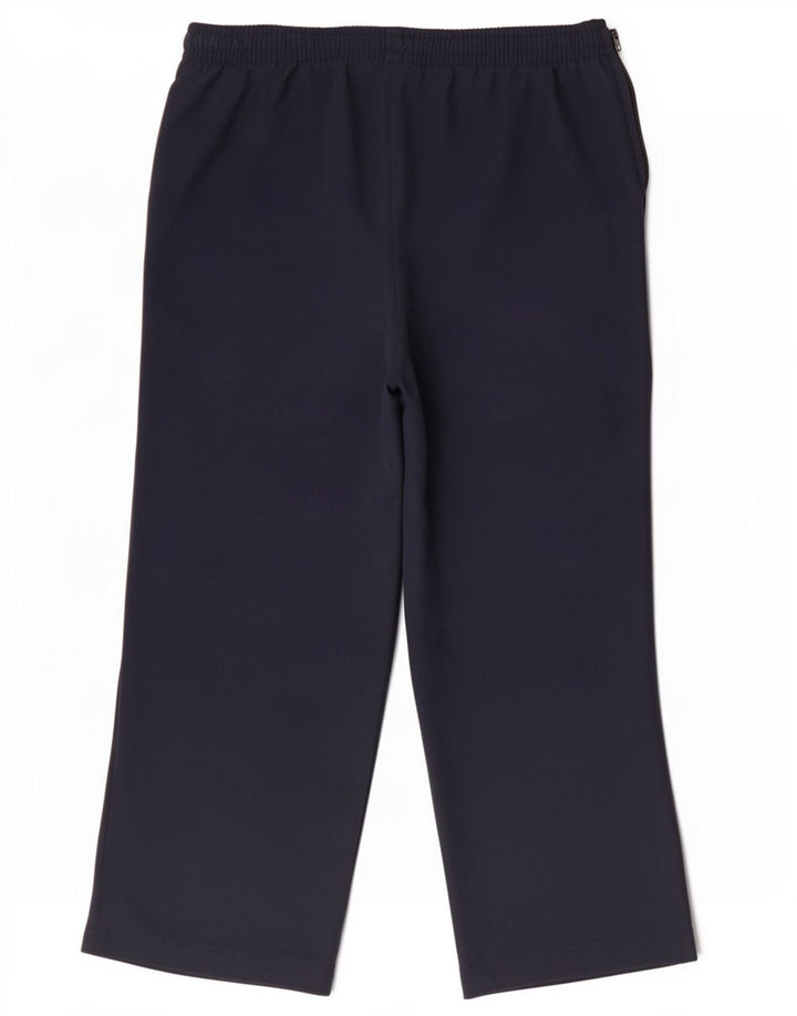 Reebok Damen Capri-Trainingshose, UK 10, Größe S, Marineblau, Polyester