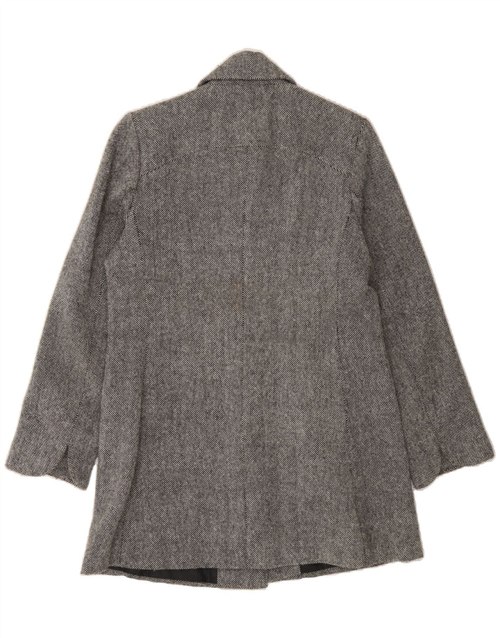 SASHA Womens Overcoat UK 12 Medium Grey Acrylic Vintage Sasha and Second-Hand Sasha from Messina Hembry 