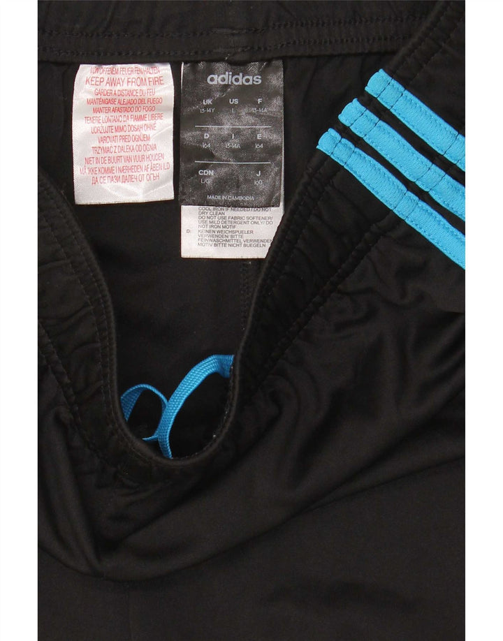Adidas Jungen Climalite Sportshorts 13–14 Jahre, schwarzes Polyester