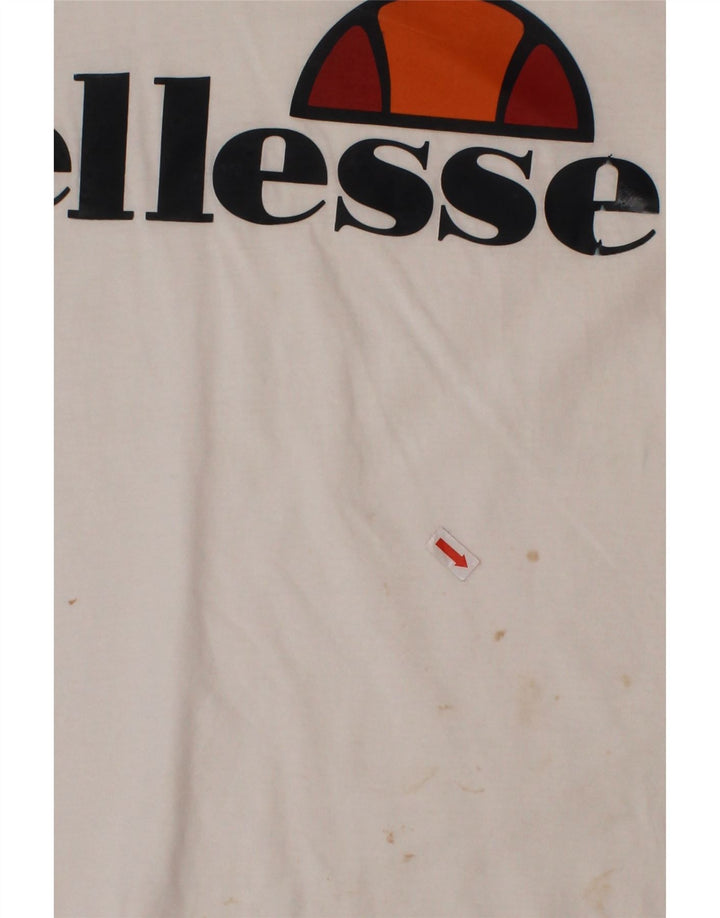 ELLESSE Grafisches T-Shirt für Jungen, 11–12 Jahre, Weiß