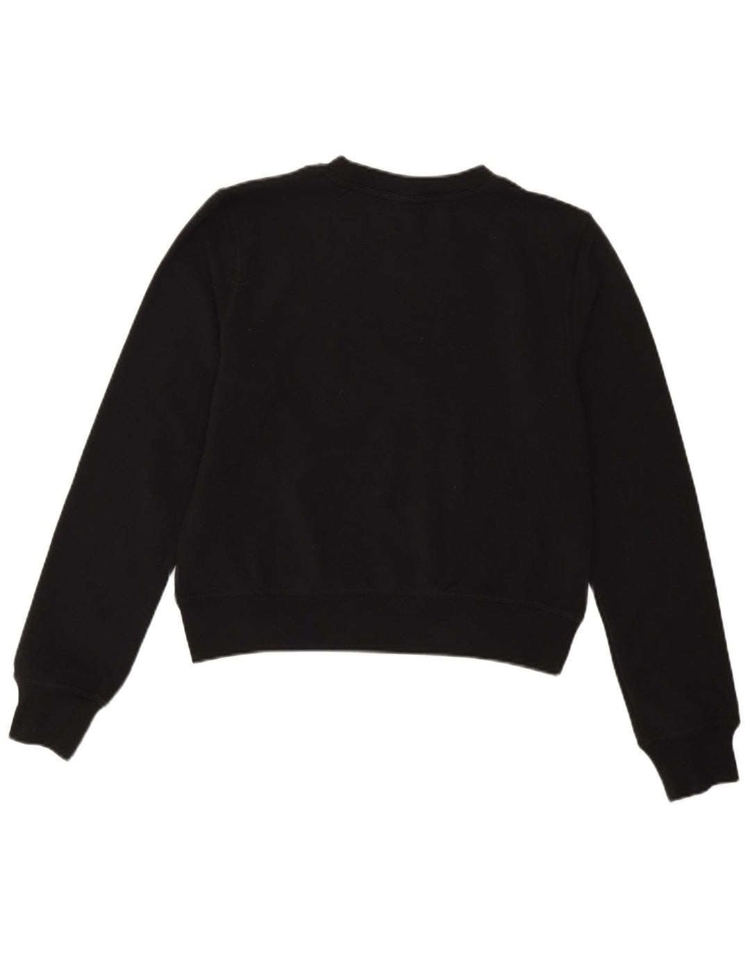 NIKE Damen Sweatshirt Pullover UK 6 XS Schwarz Polyester