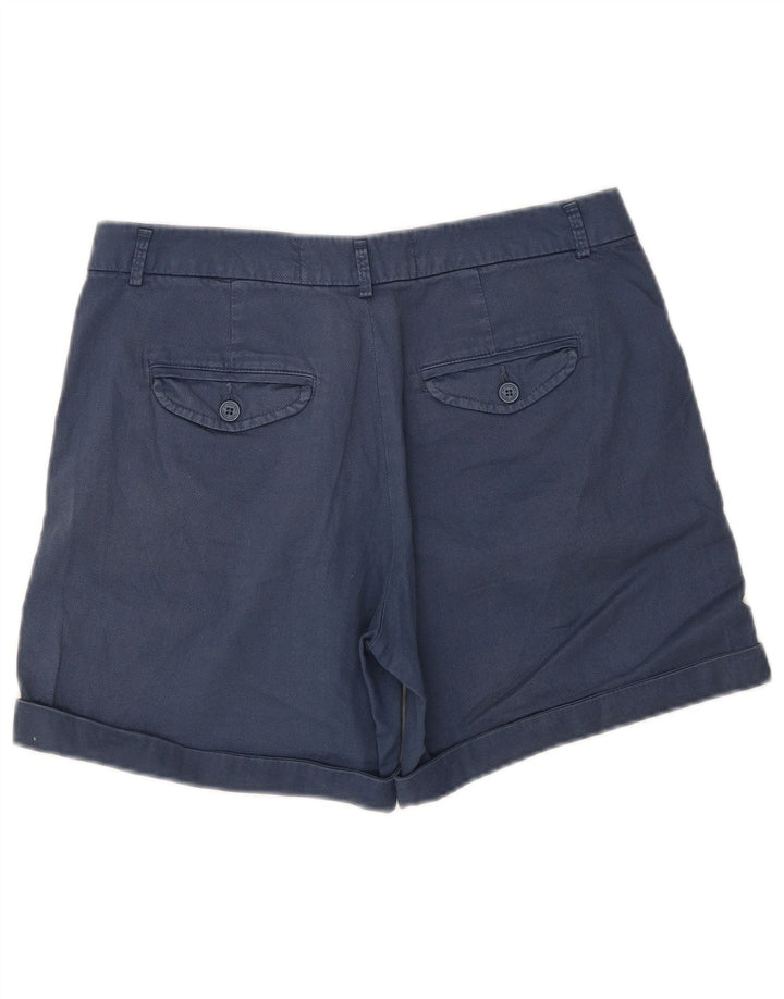 Benetton Damen Chinoshorts W30 Medium Marineblau