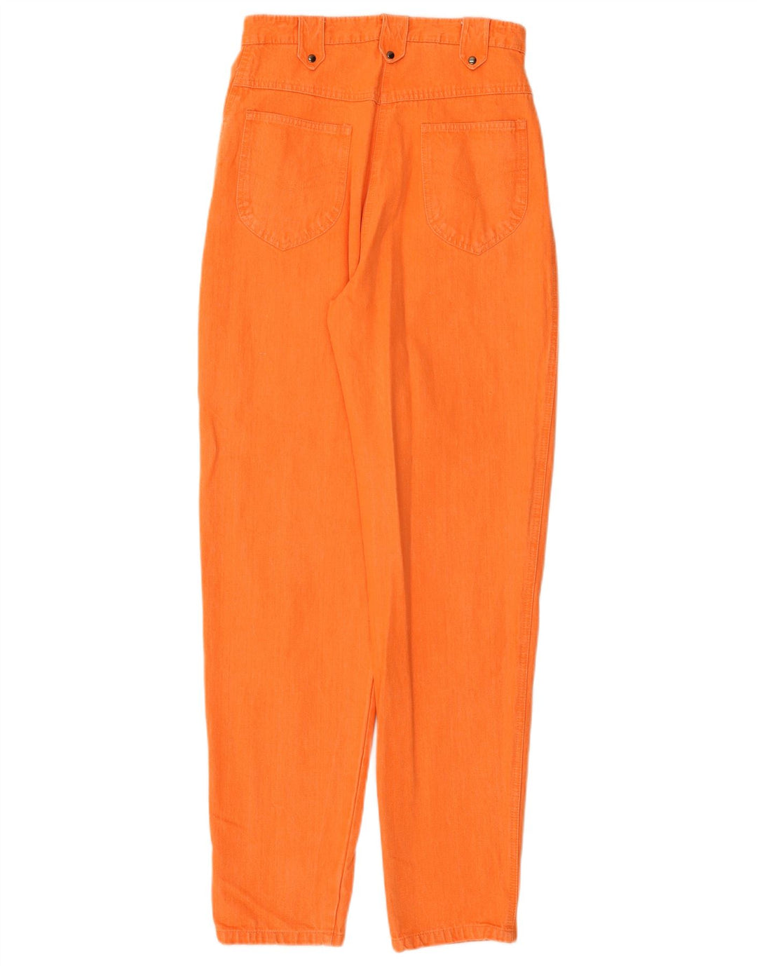 C&A Damen-Freizeithose mit hoher Taille, konisch zulaufend, EU 38, Mittel W26 L31, Orange
