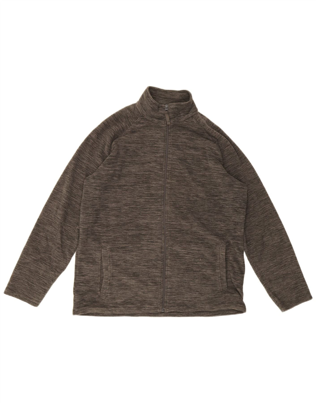Mountain Warehouse Damen-Fleecejacke mit Reißverschluss, UK 16, Größe L, Grau meliert