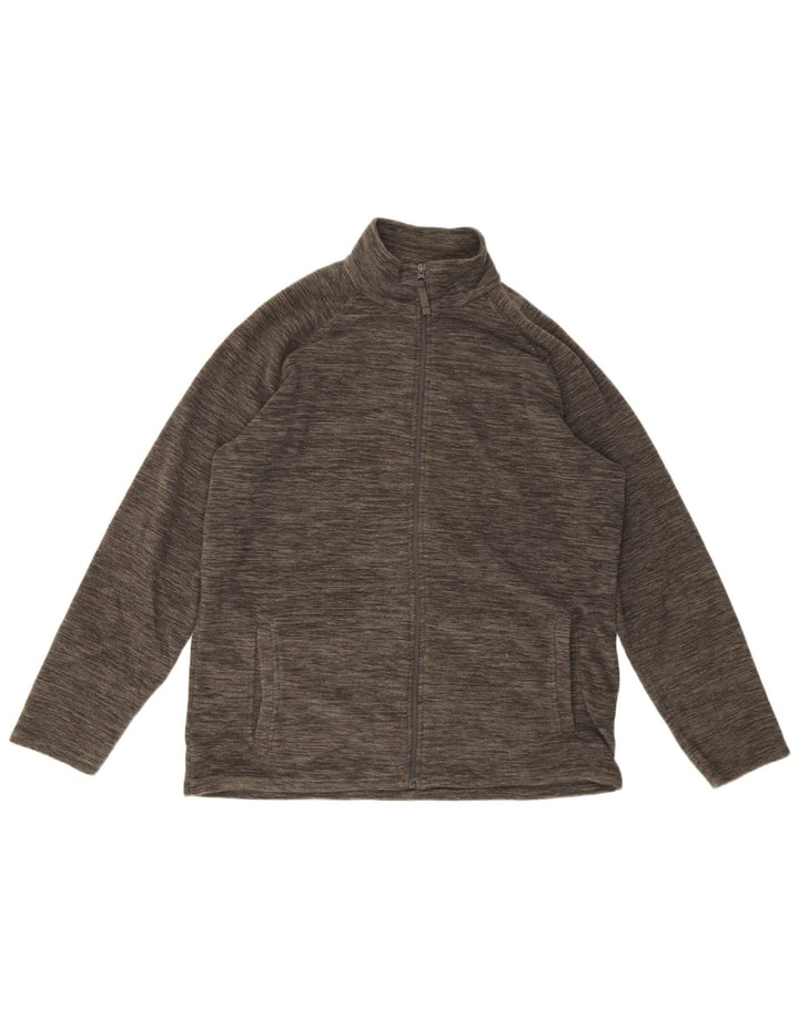 Mountain Warehouse Damen-Fleecejacke mit Reißverschluss, UK 16, Größe L, Grau meliert