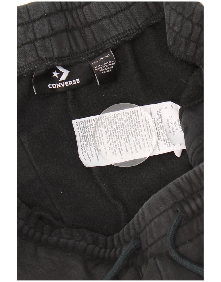 Converse Herren-Trainingshose mit grafischem Muster, große schwarze Baumwolle