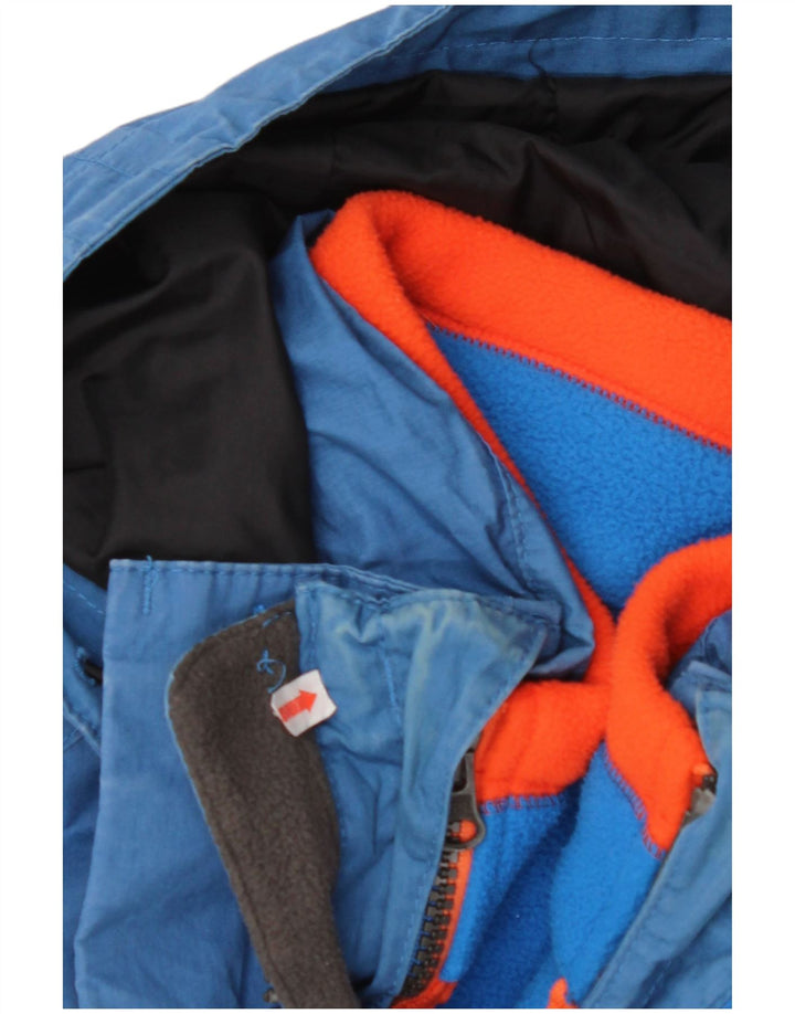 TIMBERLAND Herren-Windbreakerjacke mit Kapuze, UK 36, Größe S, blau, Polyester