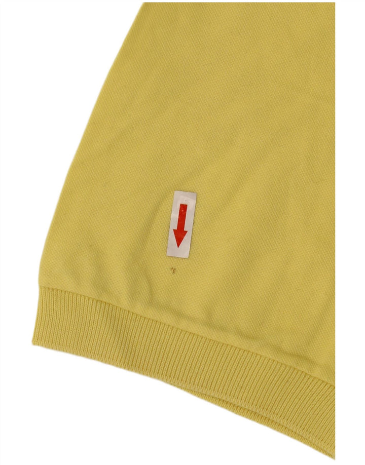 Diadora Herren-Poloshirt aus mittelgelber Baumwolle