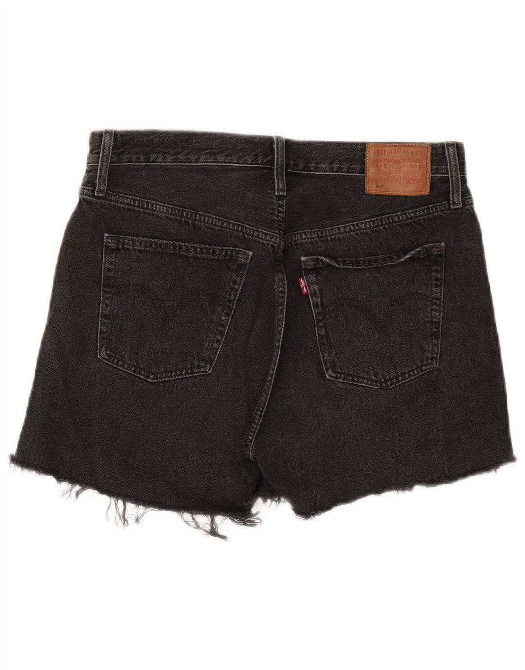 Levi's Damen 501 Denim Shorts W28 Mittelschwarze Baumwolle