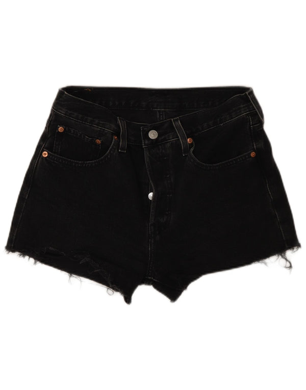 Levi's Damen 501 Jeansshorts mit hoher Taille W28 Mittelgrau