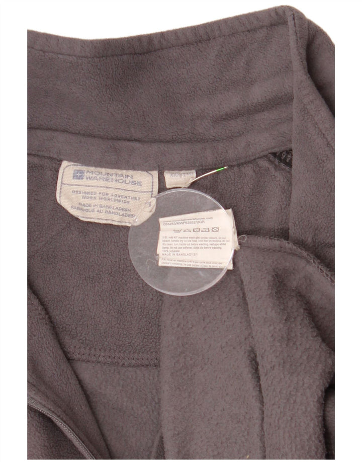 MOUNTAIN WAREHOUSE Herren-Fleecepullover mit Reißverschluss, 2XL, Grau, Farbblock
