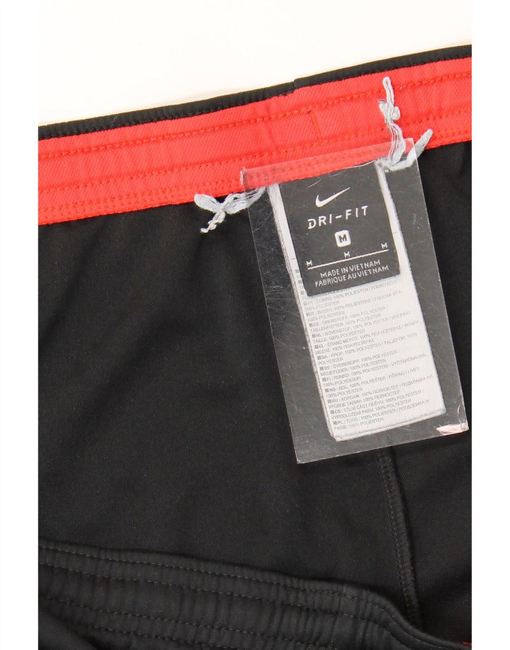 Nike Herren Dri Fit Trainingshose Mittelschwarzes Colourblock-Polyester