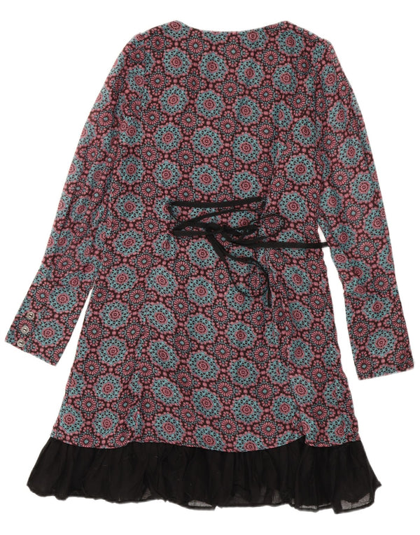 Joe Browns Langärmliges A-Linien-Kleid für Damen, UK 12, Mittelrot mit Blumenmuster