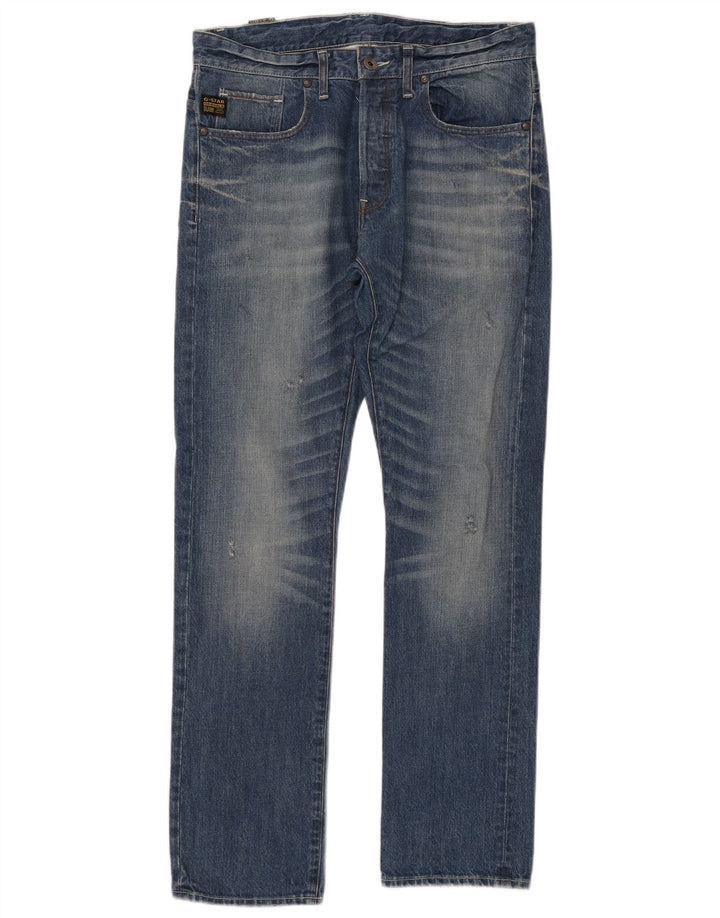 G-STAR Herren Yield Slim Jeans W33 L32 Blaue Baumwolle