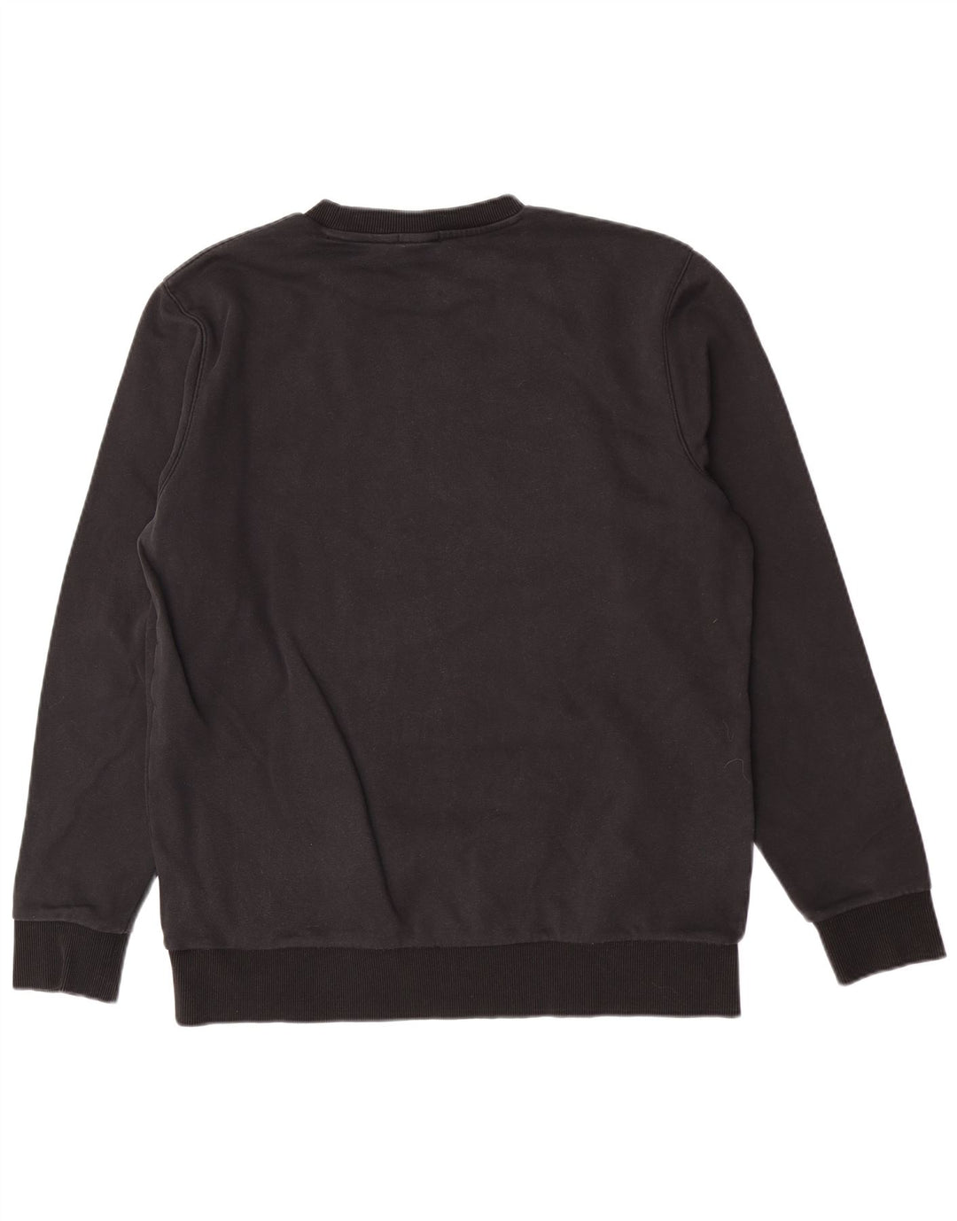Hugo Boss Herren-Sweatshirt mit Grafik, reguläre Passform, groß, schwarze Baumwolle
