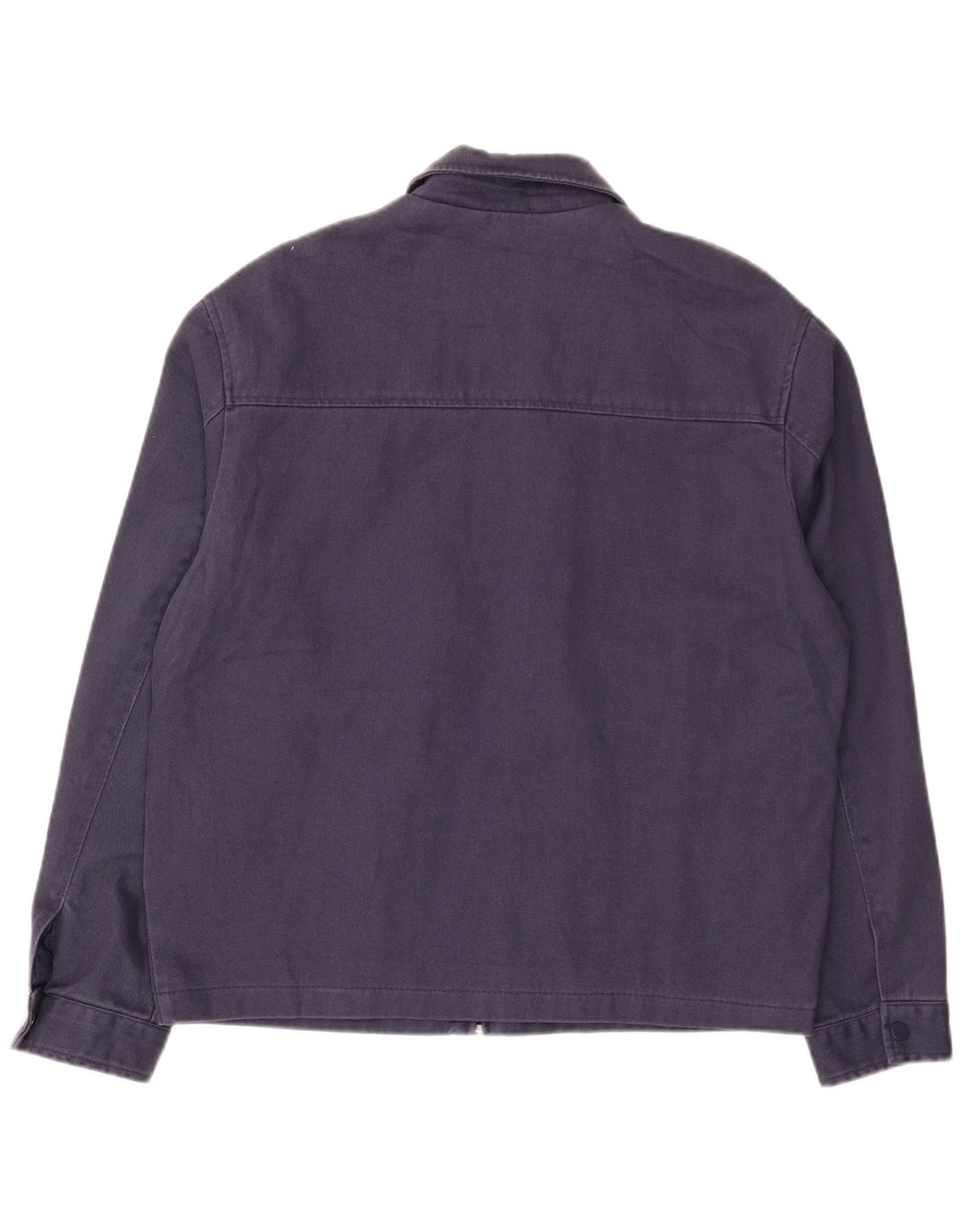 Zara Herren Bomberjacke UK 38 Mittelmarineblaue Baumwolle
