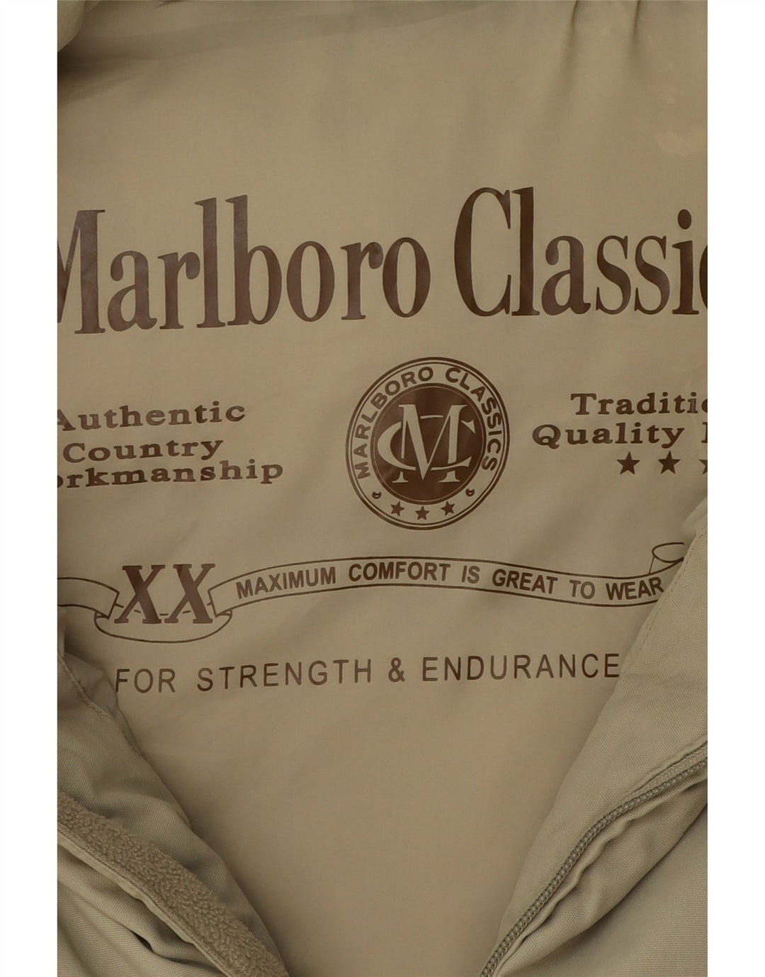 Marlboro Classics Herren Wattierte Weste UK 44 2XL Khaki