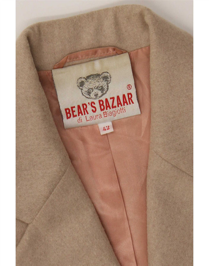 Laura Biagiotti Damen Bear's Bazaar Blazer Jacke IT 42 Mittelbeige