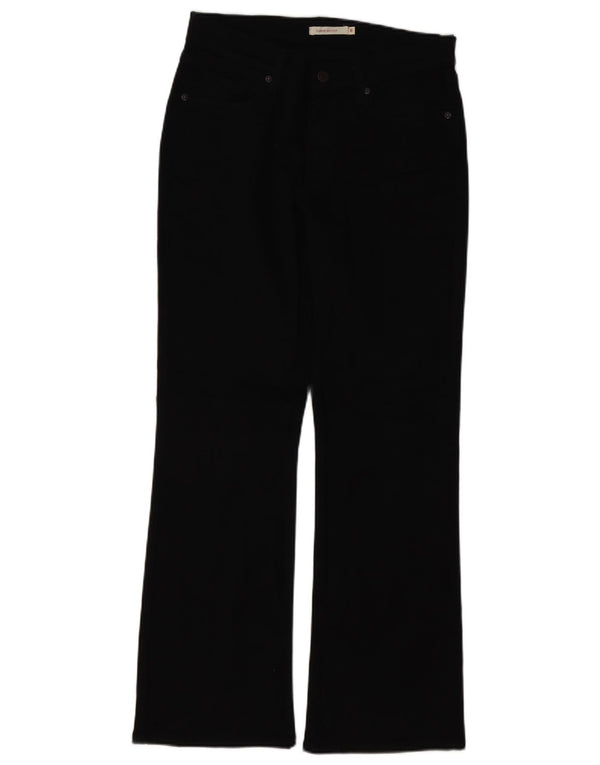 LEVI'S Damen Classic Bootcut Jeans US 8 Medium W30 L29 Schwarze Baumwolle