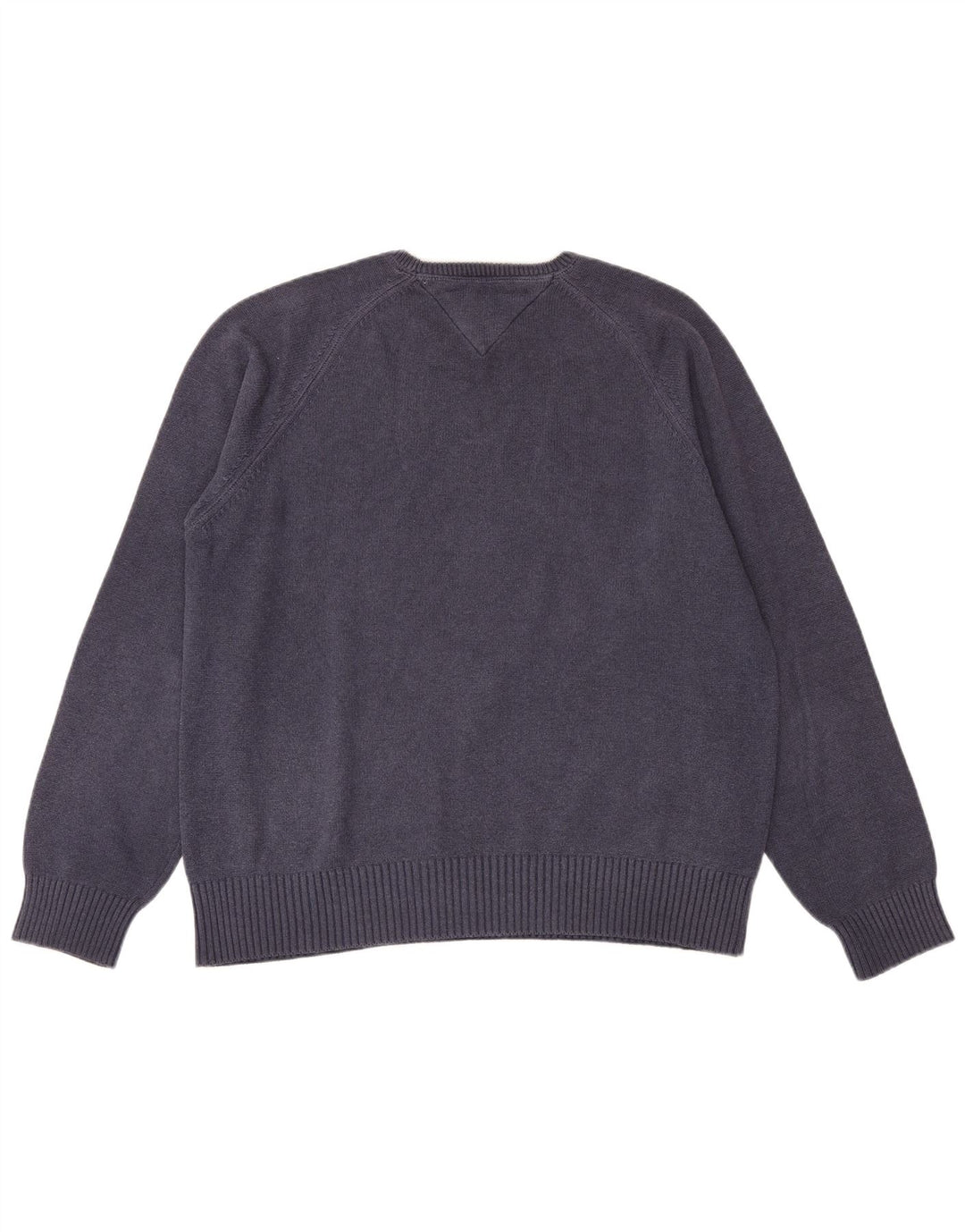 Tommy Hilfiger Herren-Pullover mit Rundhalsausschnitt, groß, Marineblau, klassisch