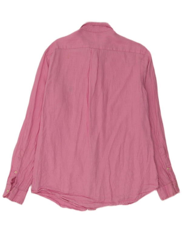 Polo Ralph Lauren Herrenhemd Mittelrosa Leinen