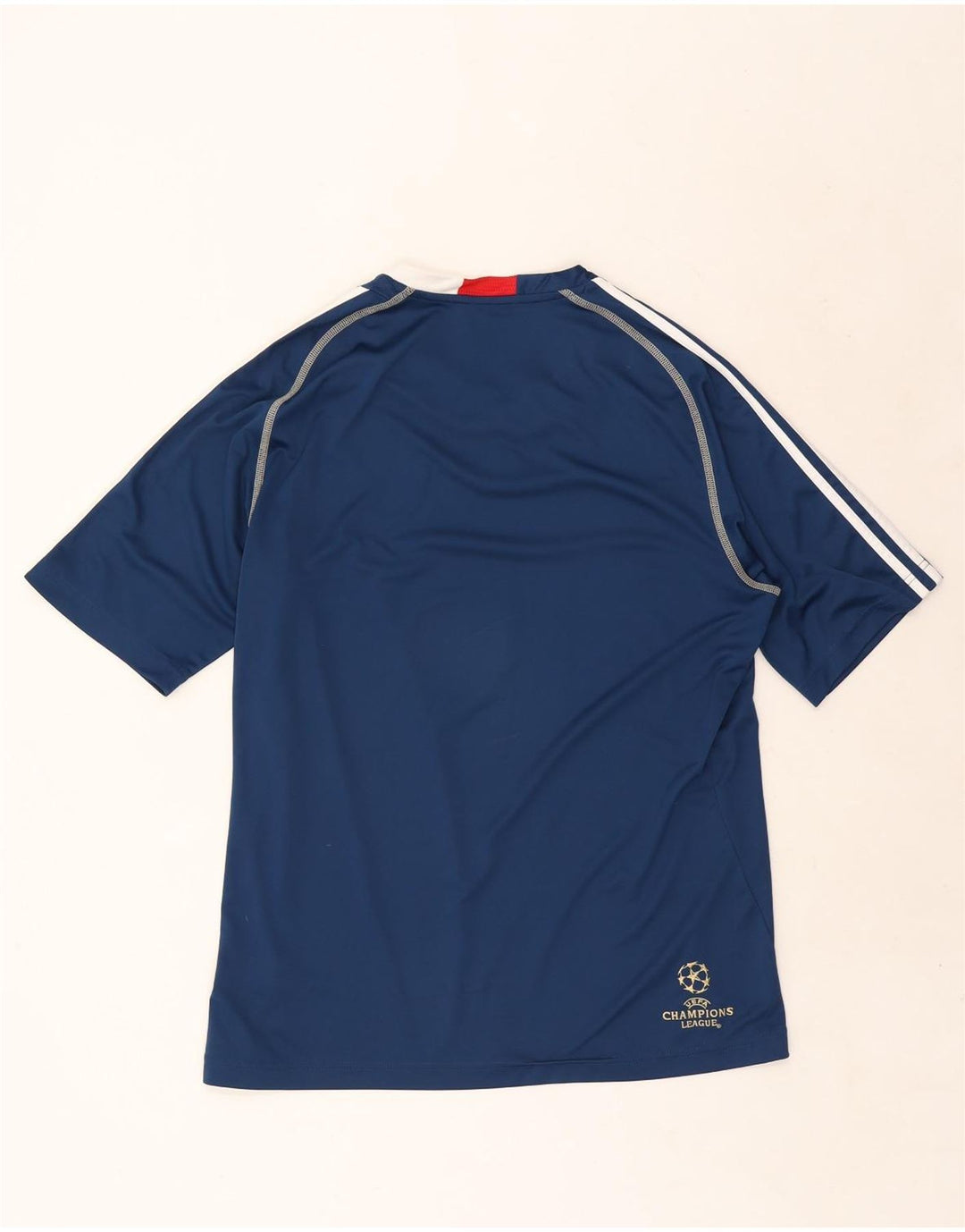 Adidas Herren Climalite T-Shirt Top Large Marineblau Polyester