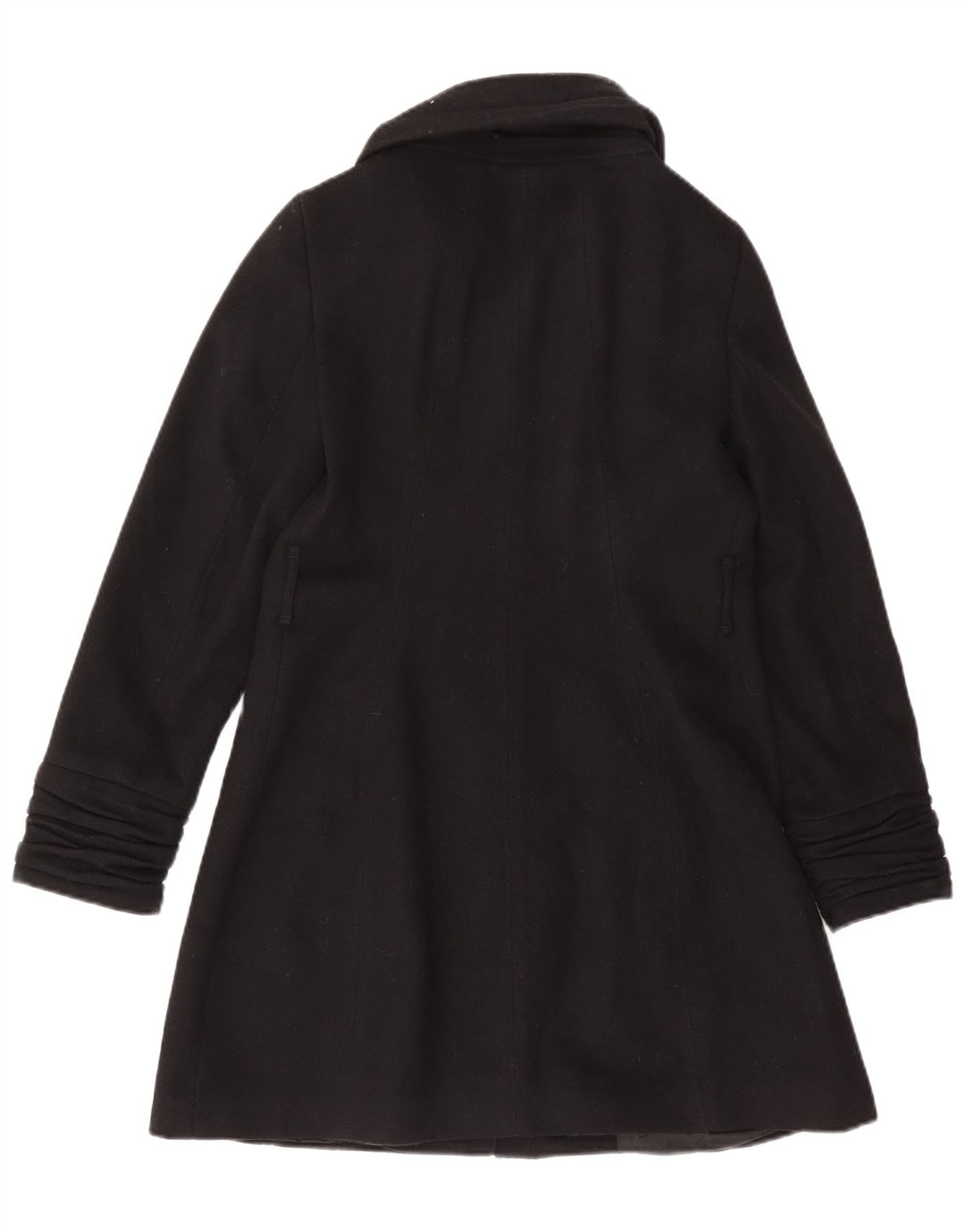 Zara Damen Mantel UK 12 Medium Schwarz