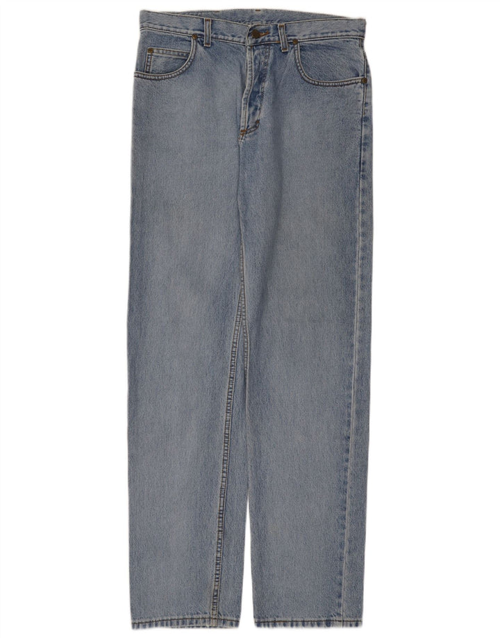 Lee Herren Straight Jeans W32 L34 Blaue Baumwolle