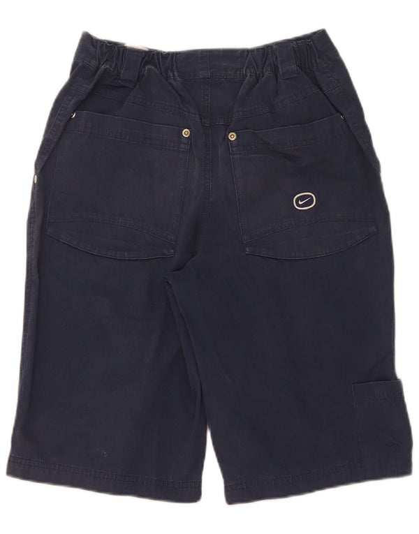 Nike Bermudashorts für Jungen, 10–11 Jahre, Größe M, W24, Marineblau, Baumwolle