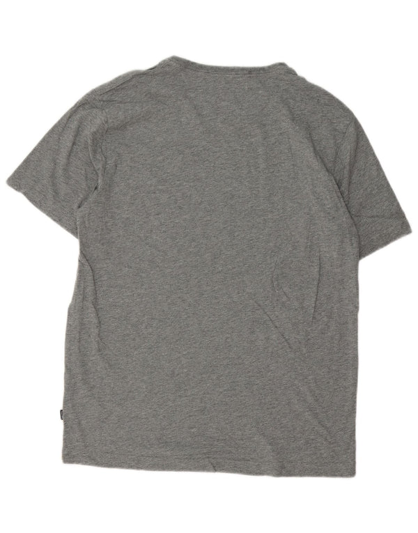 Puma Herren T-Shirt Top mittelgraue Baumwolle